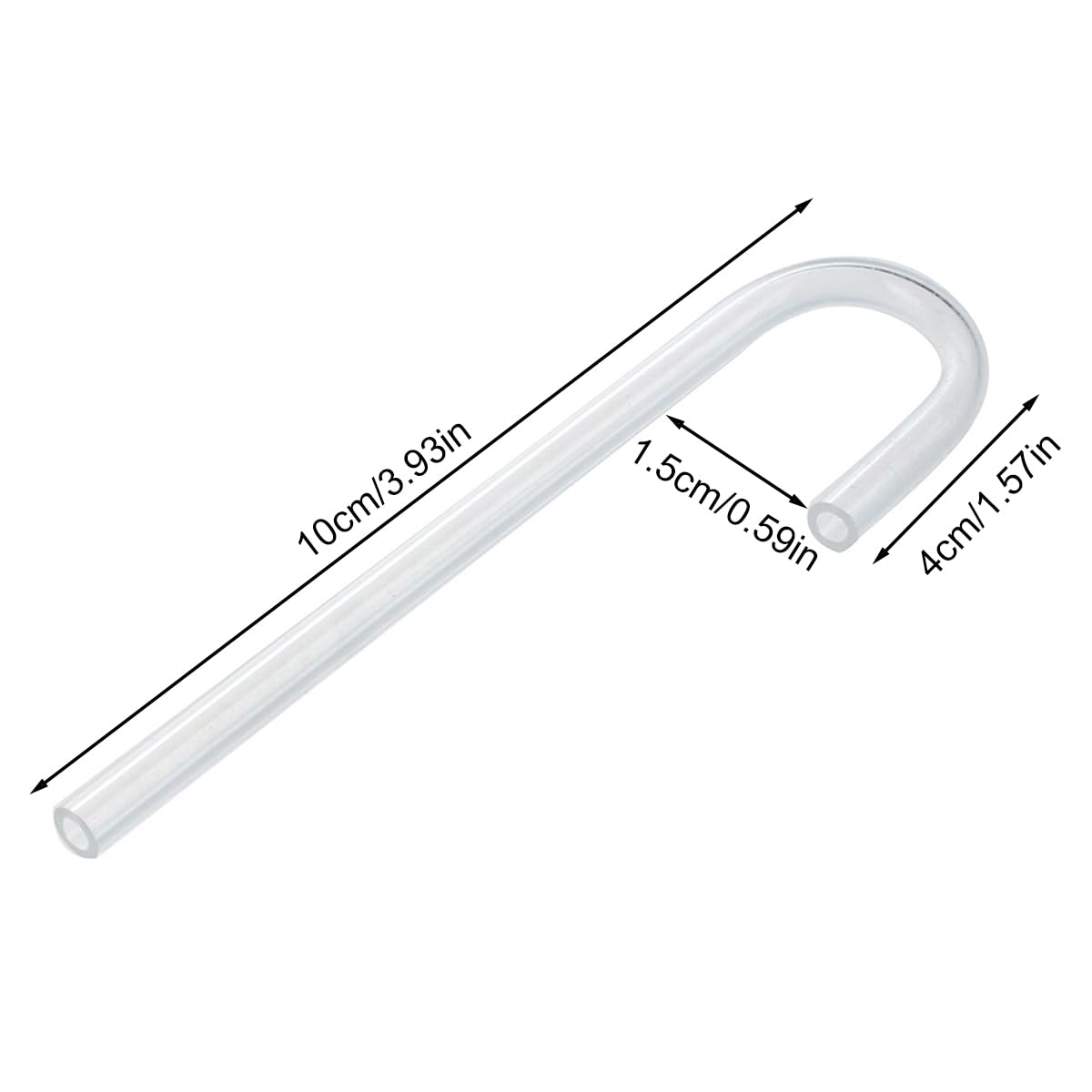 Amazon | Generic 6/12個 セット アクリルパイプ U形チューブ